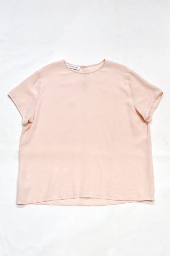 Vintage - Pastel Pink Silk Pull Over Blouse