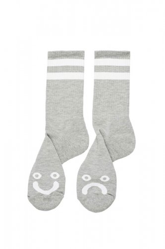 Polar Skate Co. - Happy Sad Socks - Grey