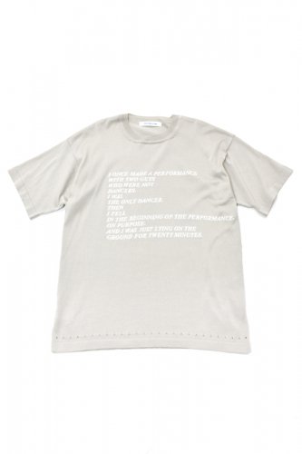 talking through our bodies - Transcript T-shirts (Beige×White) - UNISEX