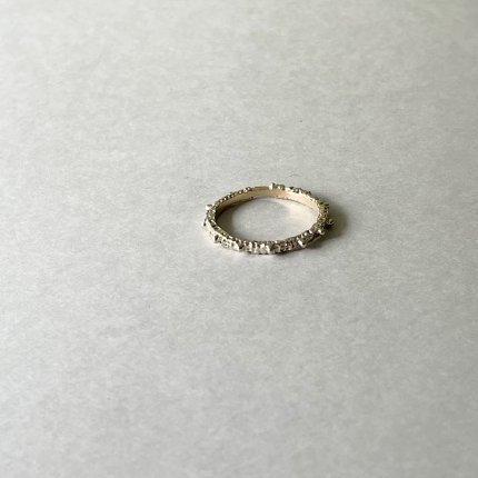 ring - waterdrop on the cloth(ER-1g) - 10Kgold ※送料込