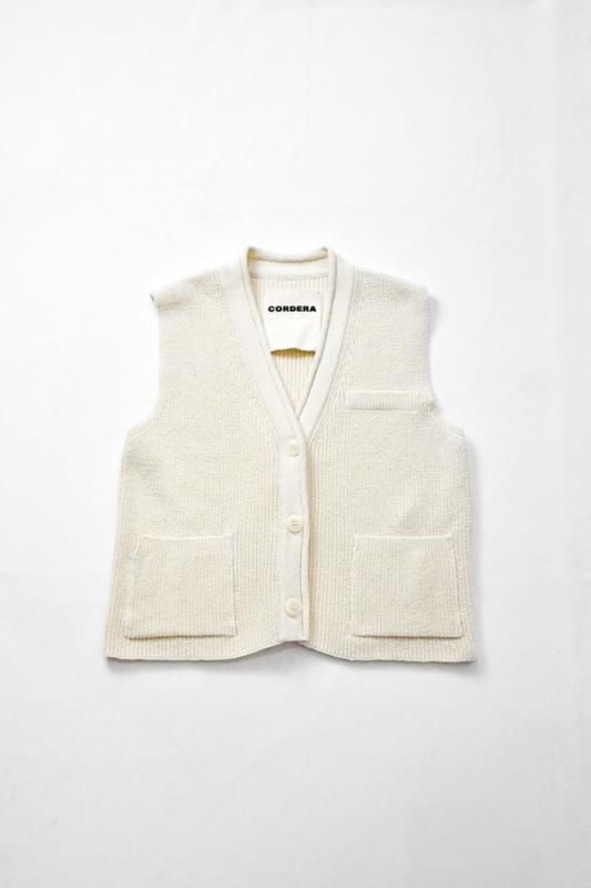 CORDERA - Waistcoat - Natural - kitoit / kiik