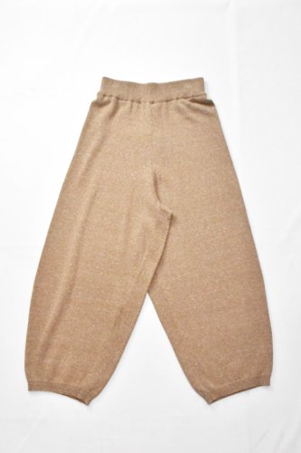 CORDERA - Soft Cotton Knit Pants - Nougat