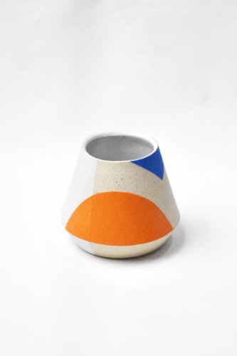 MILO MADE - Bud Vase - Orange and Blue