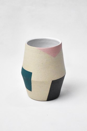 MILO MADE - Midi Vase - Green and Pink