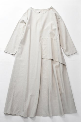 Monica Cordera - Soft Cotton Pocket Dress - Taupe