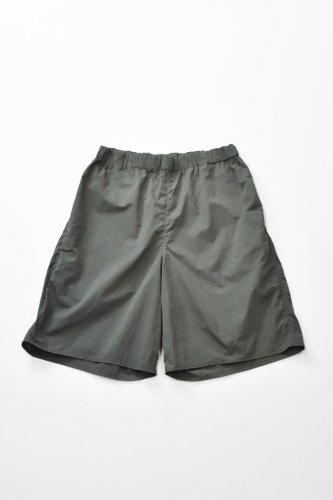 k i i k - Italian Fabric Recycled Nylon Ripstop Shorts - Grayish Green