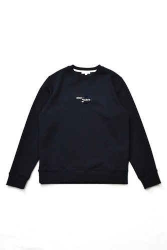 NORSE PROJECTS - Vagn Nautical Logo Sweat - Dark Navy