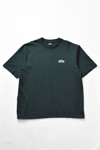SELVA - Chest Sunset Logo T-shirt - Green