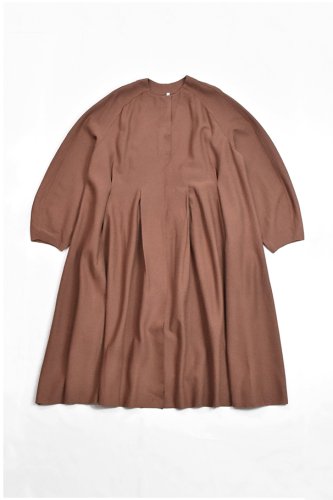 BOBOUTIC - Wool Pleated Dress - Copper
