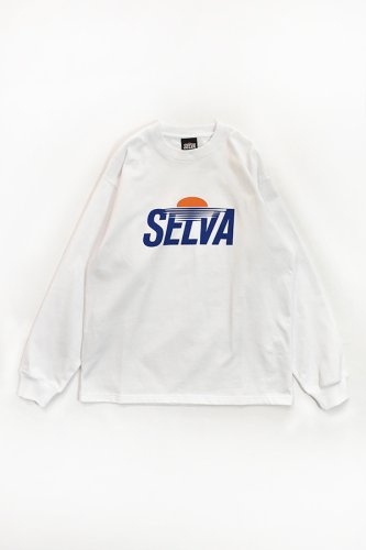 SELVA - Sunset Logo Long Sleeve - White