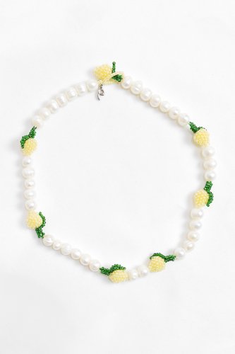 PURA UTZ - Pearl Lemon Multi Necklace