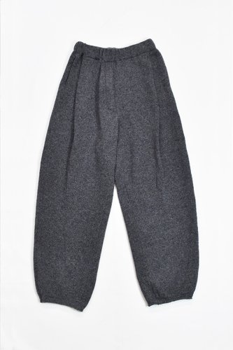 BOBOUTIC - Wool Silk Cashmere Knit trousers - Charcoal