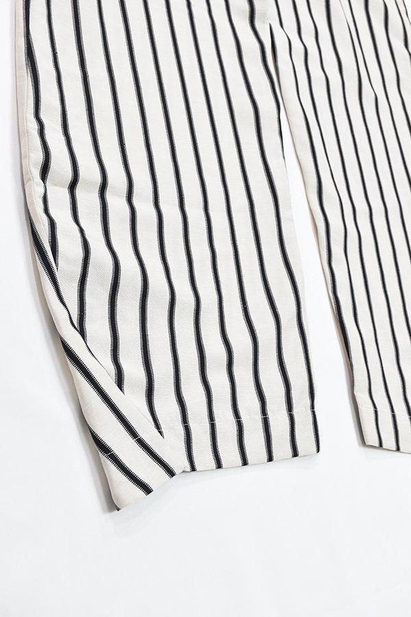 HENRIK VIBSKOV - Pipette Pants - White Black Stripes HENRIK VIBSKOV - Pipette Pants - White Black Stripes