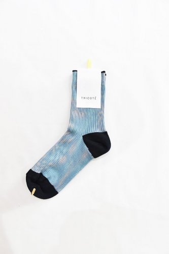 TRICOT&#201;- MOIRE LINK SOCKS - (22-24cm)