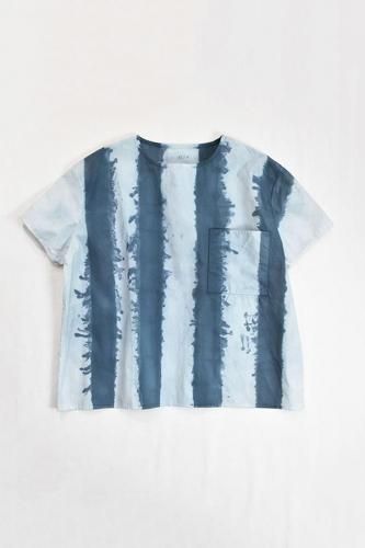 ATEM - Paper Tops - Indigo Stripe