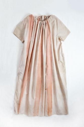 ATEM - Paper Dress - Dune Stripe