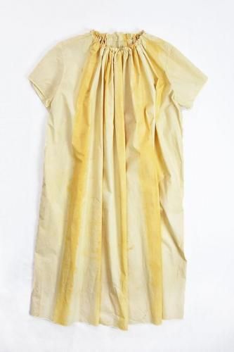 ATEM - Paper Dress - Banana Stripe