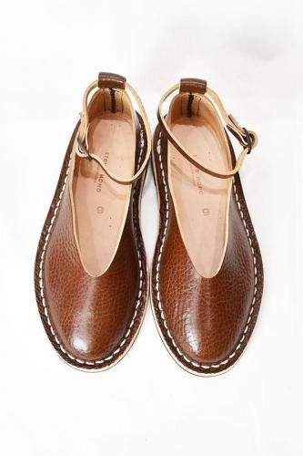 Steve Mono - Leather Pumps - Brandy