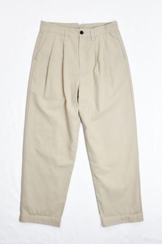 TOAST - Bill Cotton Wide-Leg Trousers - Stone