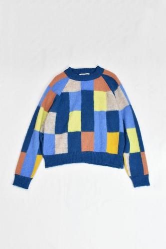 HENRIK VIBSKOV - Brushed Mohair Sweater - colorful Block