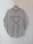 <img class='new_mark_img1' src='https://img.shop-pro.jp/img/new/icons47.gif' style='border:none;display:inline;margin:0px;padding:0px;width:auto;' />Folio "Rope" CIRCULAR T-SHIRTGrey,Saxe,White