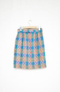 <img class='new_mark_img1' src='https://img.shop-pro.jp/img/new/icons47.gif' style='border:none;display:inline;margin:0px;padding:0px;width:auto;' />VINTAGE- Modern Check Skirt