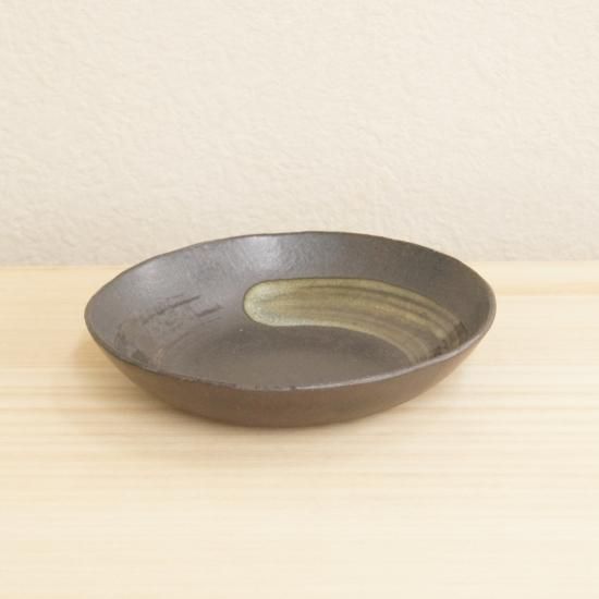 古越前 越前焼 中鉢 そば碗 黒釉 蔵出し 5客 汁椀