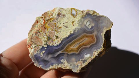 ドイツ2016・Agate collection】ラグナアゲート121.5g（メキシコ