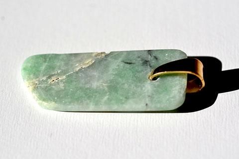 【緑・黒・マット】糸魚川翡翠輝石・PT　約5g（新潟県糸魚川産） POLISHED by Nehan・高品質・緑・黒・マット】糸魚川翡翠輝石