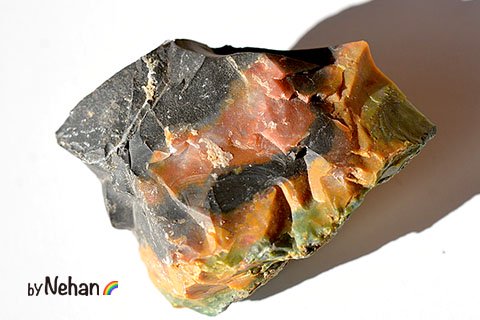 高品質】オニキス原石220.5g（インド産）
