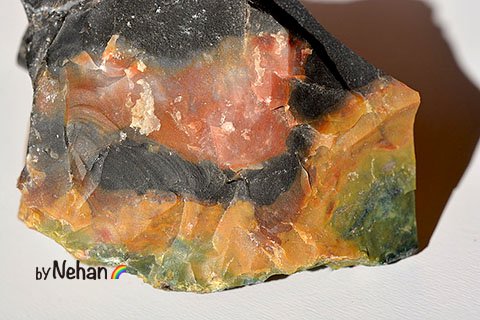 高品質】オニキス原石220.5g（インド産）
