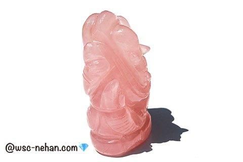 India2024・ガネーシャコレクション】ローズクォーツ・ガネーシャ88g