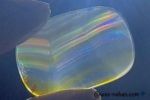 31g　イリスアゲート　インドネシア産　鉱物標本　アゲート イリスアゲート 32g／インドネシア産 - 鉱物・天然石通販