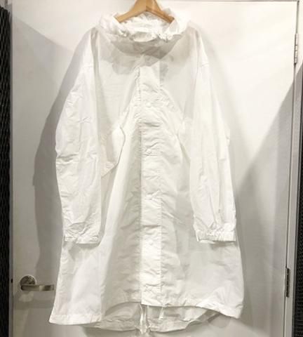 2023 S/S Highland Parka - White Memory Polyester - on the