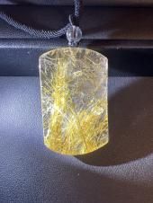ルチルクォーツ（金針水晶） - 青龍堂 鮑義忠監修 道教風水吉祥