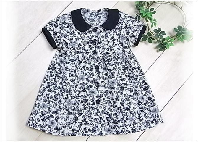 丸衿ワンピース型紙 ラ スーラ ベビー服型紙のお店 丸衿ワンピース型紙 ラ スーラ ベビー服型紙のお店