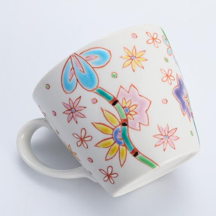 カップ＆ソーサー 花爛漫/銀舟窯