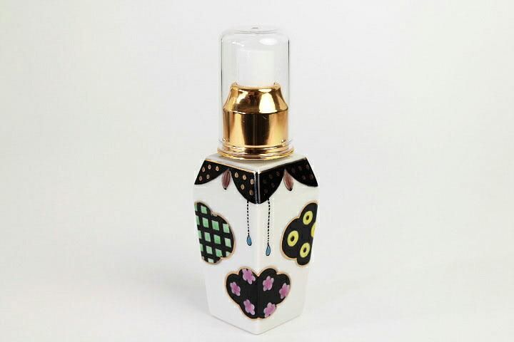 ◎ 九谷焼のスプレーボトル スプレーボトル 青粒