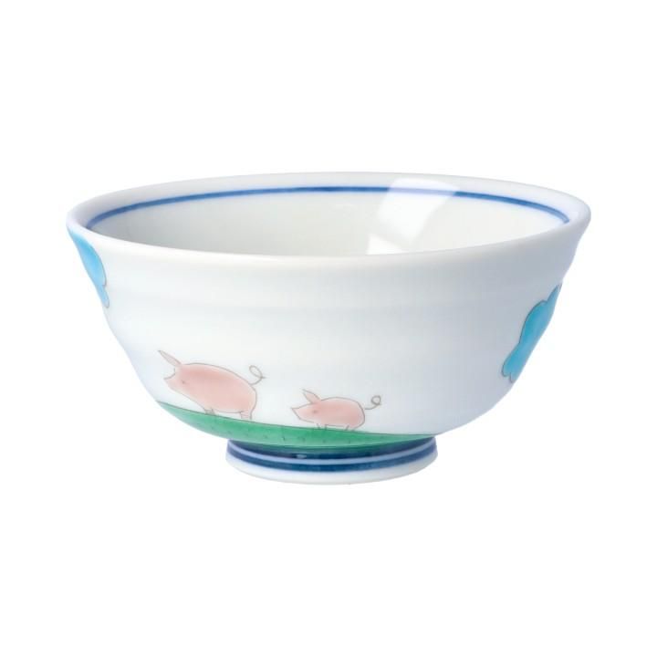 希少品‼️moon 中国地方、四国、九州限定モデル 小飯碗 プチ飯碗 ピッグス/西野美香