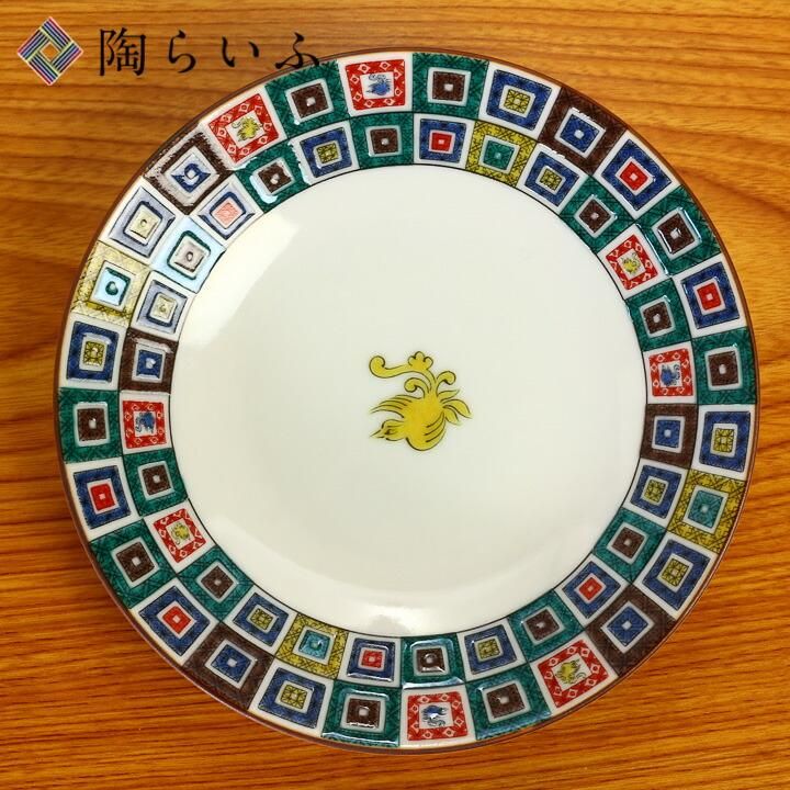 4号皿 石畳/青郊窯