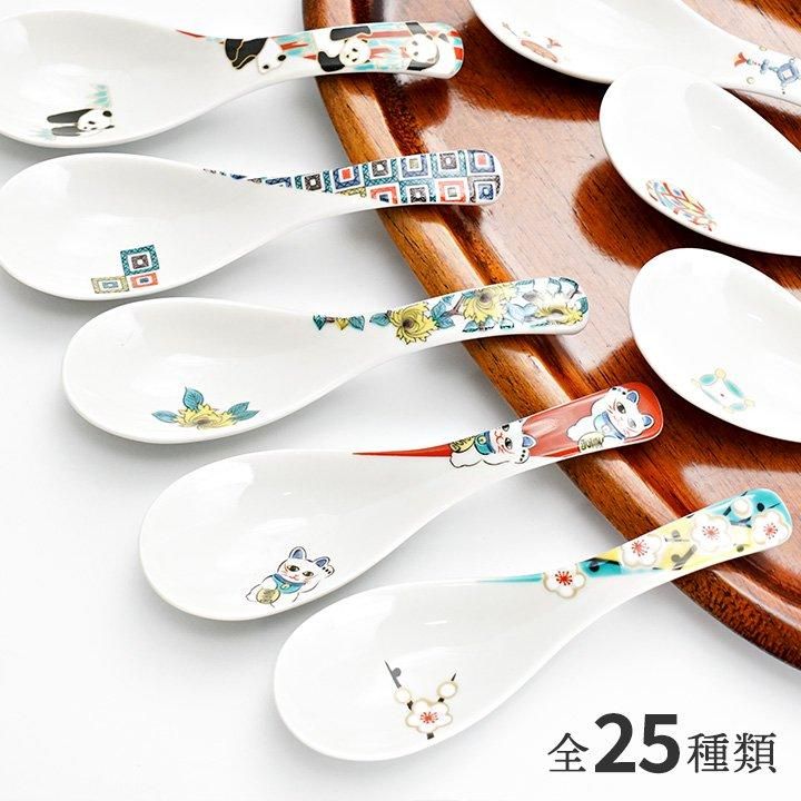 色絵れんげこれくしょん | 青郊窯 - 九谷焼専門店の陶らいふ 色絵れんげこれくしょん | 青郊窯 - 九谷焼専門店の陶らいふ