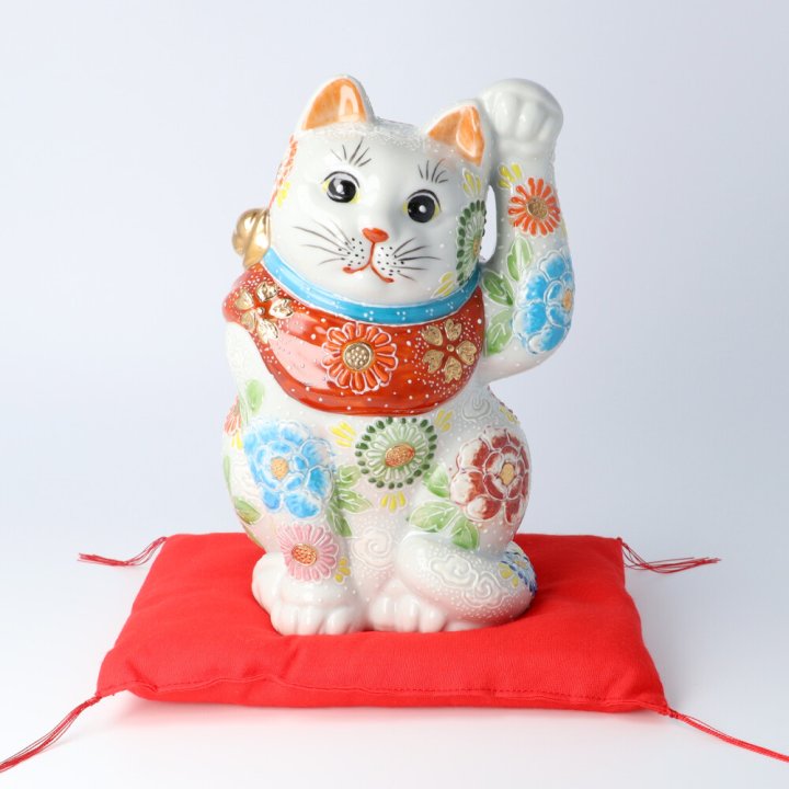 豪徳寺 招き猫 6号 高さ6cm 未使用 ファクトリーアウトレット - 工芸品