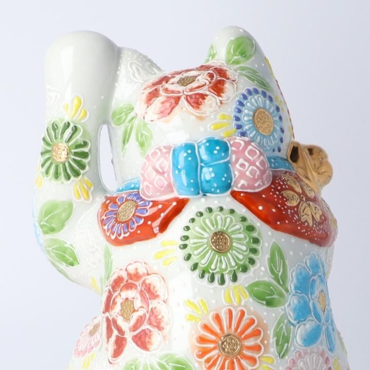 九谷焼 5号 達磨招き猫 金彩釉 (座布団付) Amazon.co.jp: 九谷焼いわたや 5号達磨招き猫・金彩 K8-1524