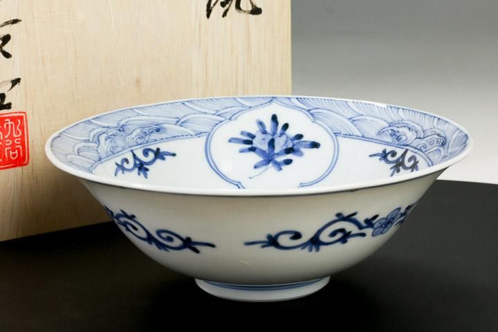 楽天市場】山本長左【宮内庁御用達】九谷焼7.5号皿（大皿）青華