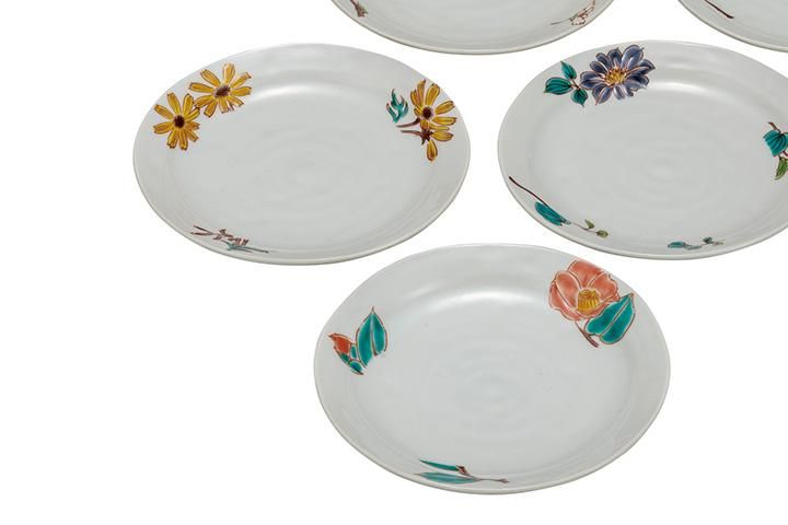 5号皿揃 花ごよみ