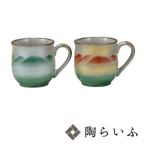九谷焼 マグカップ(ペア) カップ - 九谷焼通販 陶らいふ-和食器 九谷焼 マグカップ(ペア) カップ - 九谷焼通販 陶らいふ-和食器