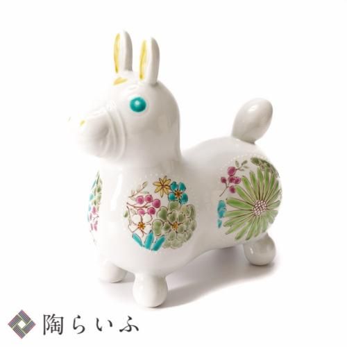 九谷焼 ロディ Rody 川合孝知 作 赤地花紋