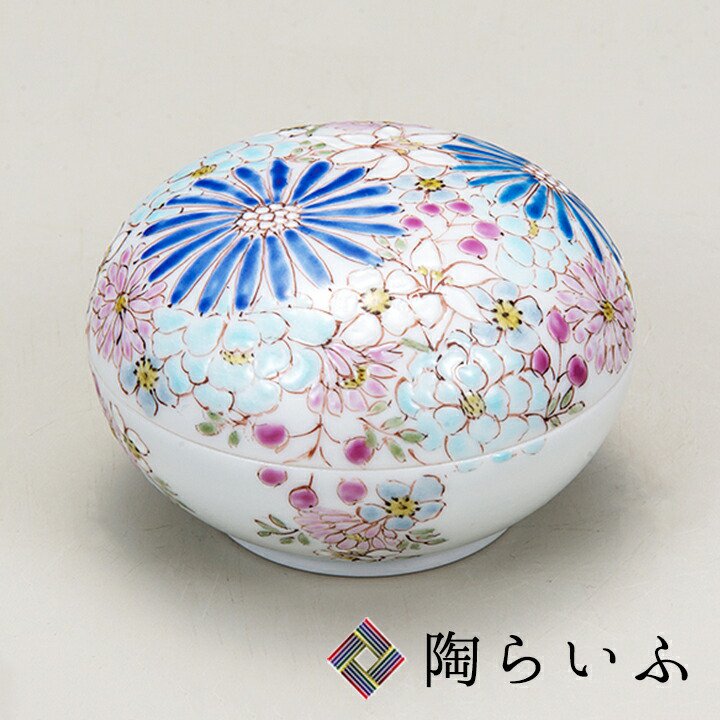 ボンボニエール 花憐 色絵 遊