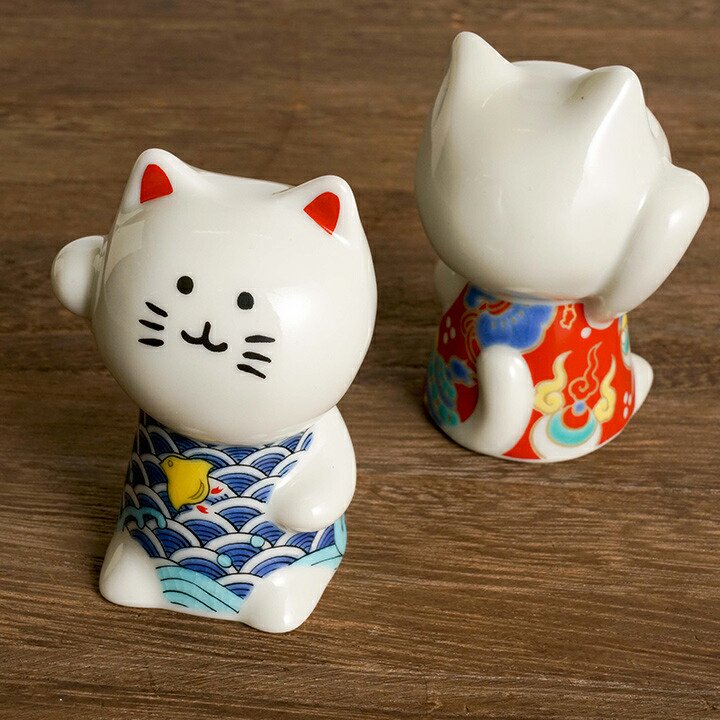 招き猫 LUCKY CATS /青郊窯