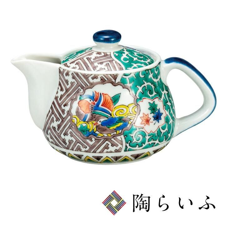 九谷焼 ポット急須 花に鳥 Amazon.co.jp: ペア 湯呑み 急須 セット 九谷焼 花鳥 陶器